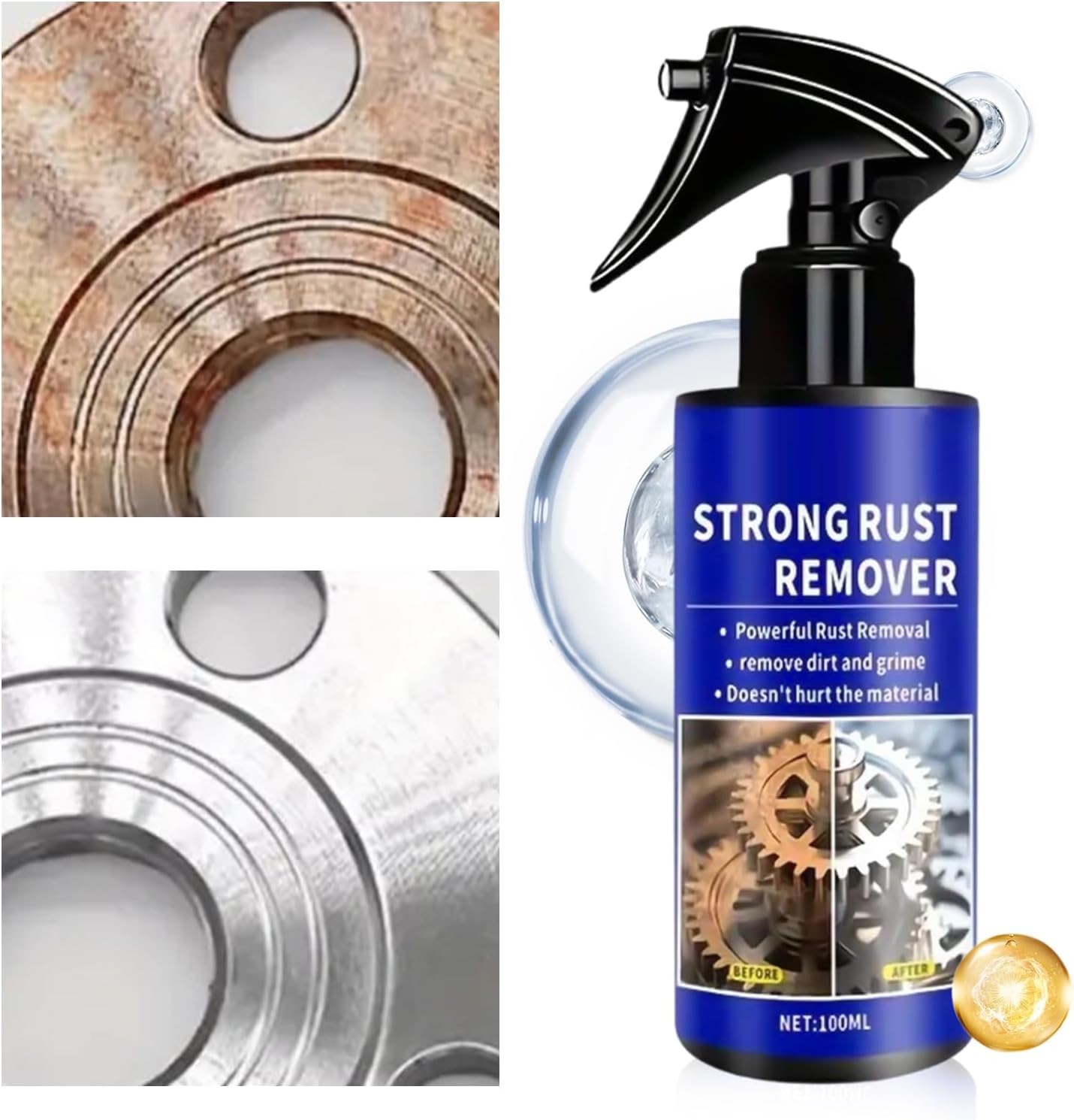 Rust Remover Spray Fast-Acting No Scrub 100 ml