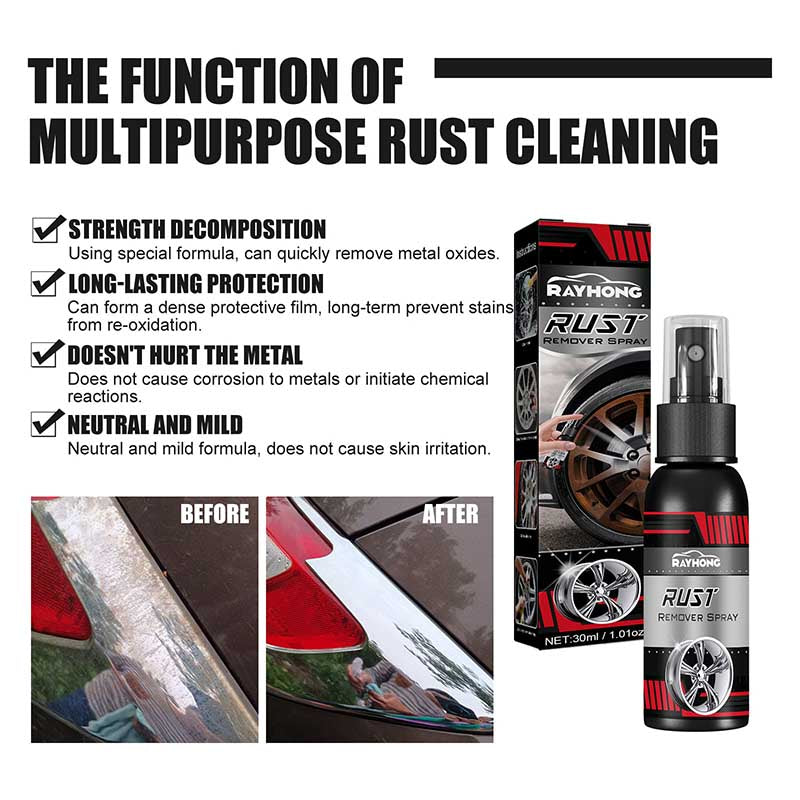 Rust Remover Spray Instant Non-Toxic Long-Lasting Protection
