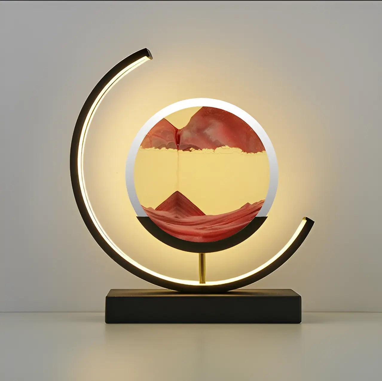 Sand Lamp Dimmable LED Remote Control Manual Start