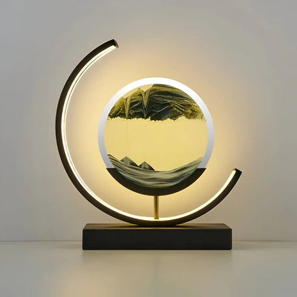 Sand Lamp Dimmable LED Remote Control Manual Start