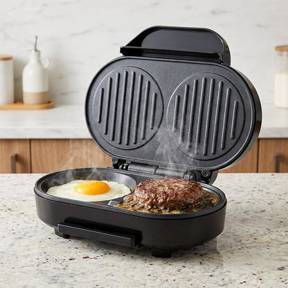 Sandwich Maker Double Non-Stick Plates Sturdy Metal Body