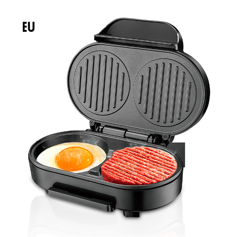 Sandwich Maker Double Non-Stick Plates Sturdy Metal Body