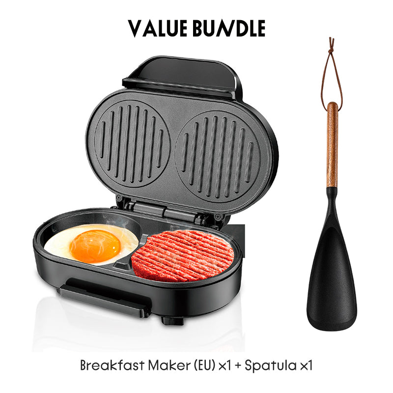 Sandwich Maker Double Non-Stick Plates Sturdy Metal Body