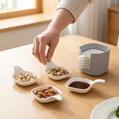 Sauce Boat Set Of 6 Stackable Dishwasher-Safe & Heat-Resistant