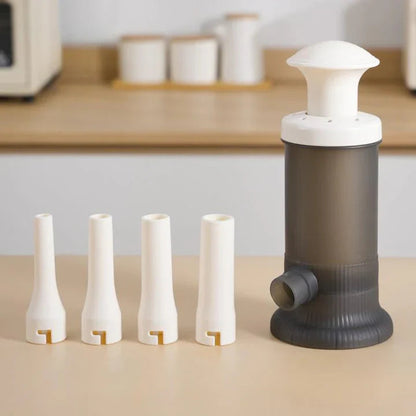 Sausage Stuffer Manual Controlled Plunger 4 Nozzles