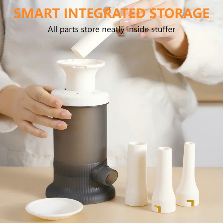 Sausage Stuffer Manual Controlled Plunger 4 Nozzles