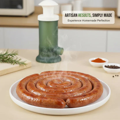 Sausage Stuffer Manual Controlled Plunger 4 Nozzles