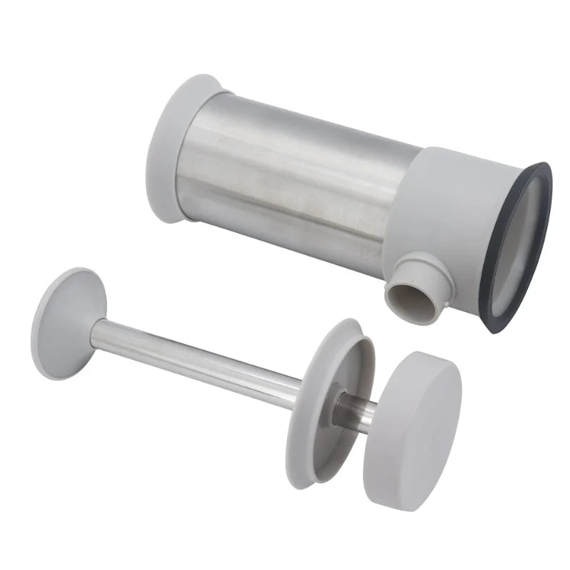 Sausage Stuffer Stainless Steel Manual Lever Four Filling Tubes