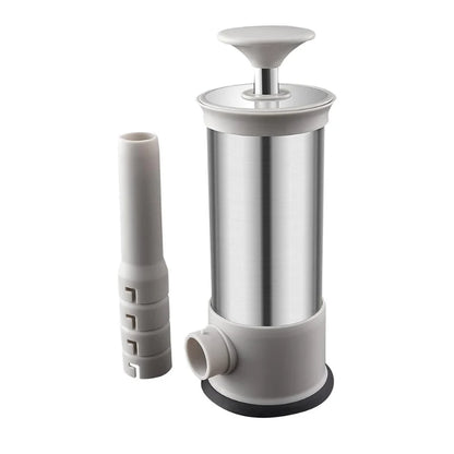 Sausage Stuffer Stainless Steel Manual Lever Four Filling Tubes