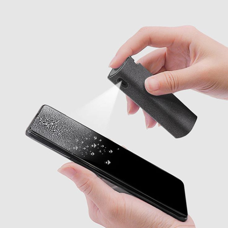 Screen Cleaner 3-in-1 Refillable Spray, Microfiber Cloth & Case
