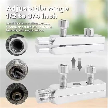 Screw Extractor Set Hardened Steel Square & Hex