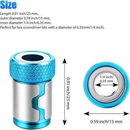 Screwdriver Bit Holder Magnetic Tip & Adjustable Depth