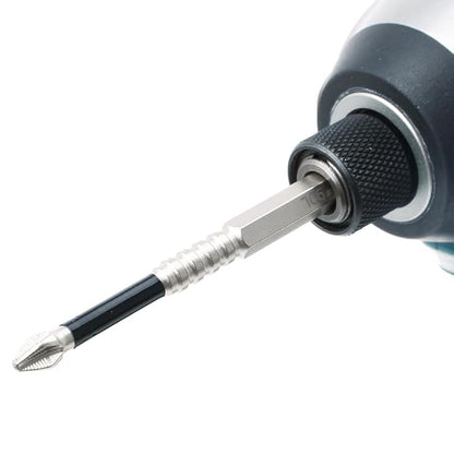 Screwdriver Bits Magnetic Hardened Carbon Steel Set of 6