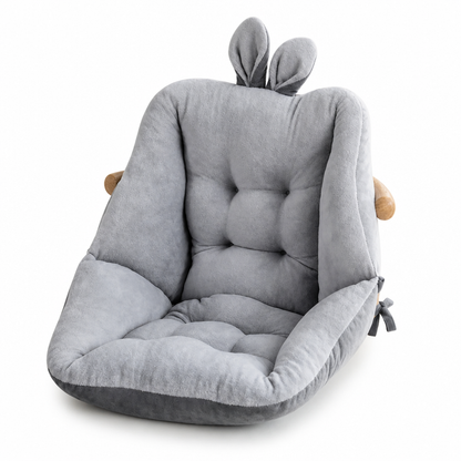 Seat & Back Cushion Ergonomic Tailbone Relief Velour Cover