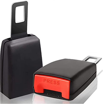 Seat Belt Extender Extra Length Tool-Free Stainless Steel Clip