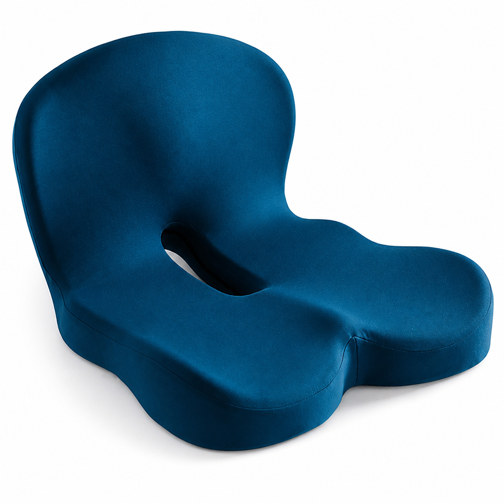 Seat Cushion Ergonomic Memory Foam Pressure-Relieving & Non-Slip