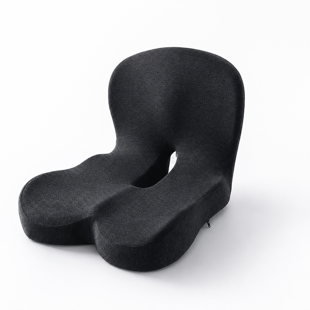 Seat Cushion Ergonomic Memory Foam Pressure-Relieving & Non-Slip