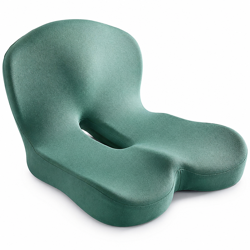 Seat Cushion Ergonomic Memory Foam Pressure-Relieving & Non-Slip