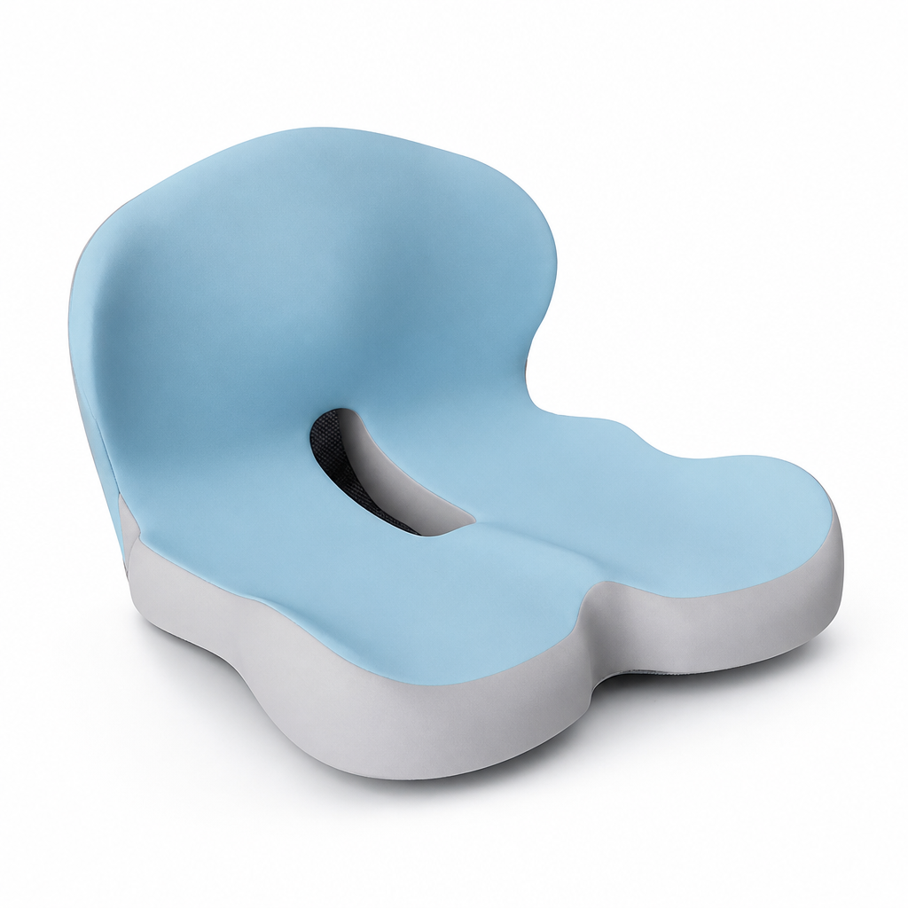 Seat Cushion Ergonomic Memory Foam Pressure-Relieving & Non-Slip