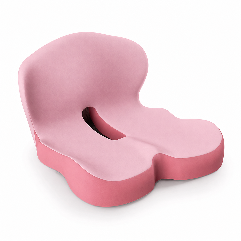 Seat Cushion Ergonomic Memory Foam Pressure-Relieving & Non-Slip