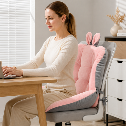 Seat Cushion Tailbone & Lumbar Support Velour Cover