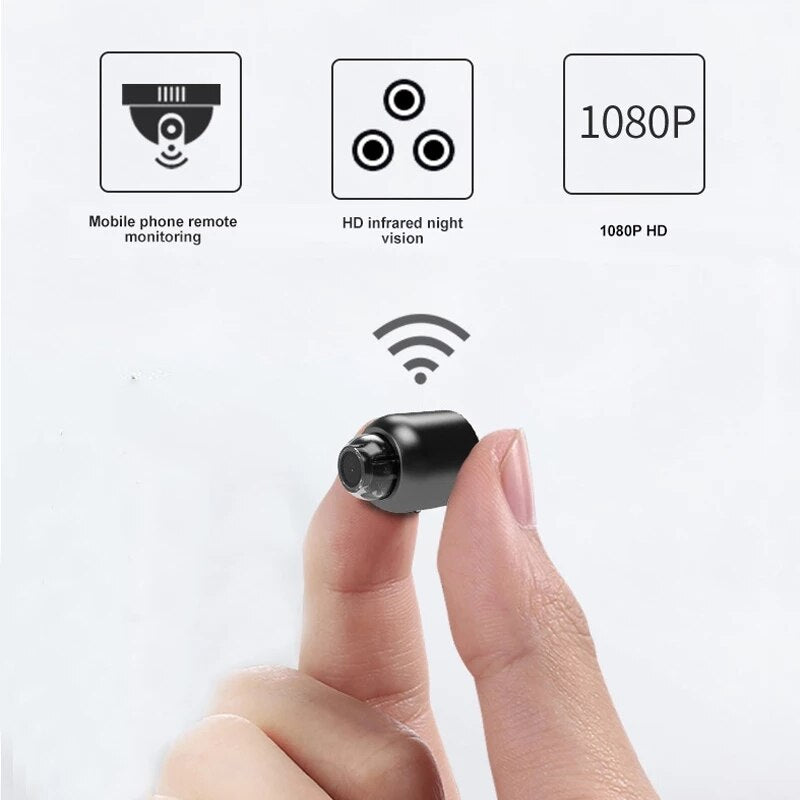 Security Camera 1080p WiFi 160 Degree Wide-Angle