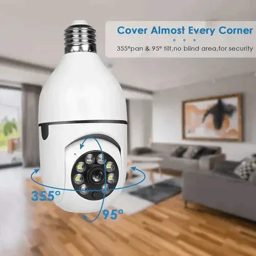 Security Camera E27 Socket 1080p Pan & Tilt