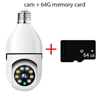 Security Camera E27 Socket 1080p Pan & Tilt