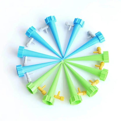 Self-Watering Plant Spikes Adjustable Drip Valve Set of 6
