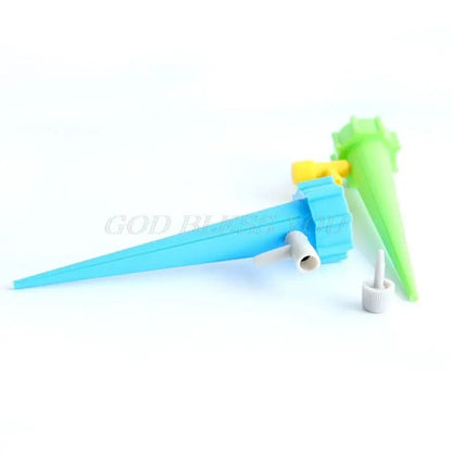 Self-Watering Plant Spikes Adjustable Drip Valve Set of 6
