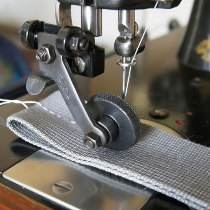 Sewing Machine Foot Roller Stainless Steel High Shank