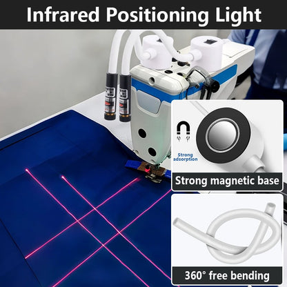 Sewing Machine Laser Guide 3 Laser Heads Magnetic Base
