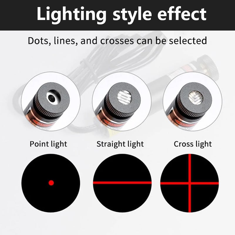 Sewing Machine Laser Guide 3 Laser Heads Magnetic Base