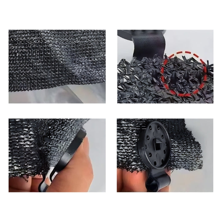 Shade Net Clips Lock-Grip Wind-Resistant 50-Pack