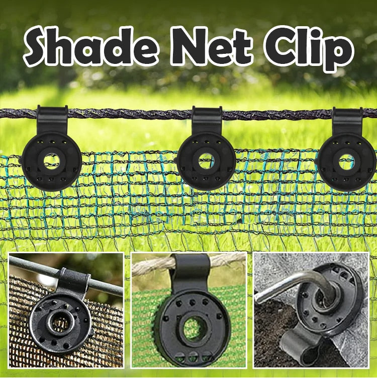 Shade Net Clips Locking Grip UV-Resistant 20-Pack