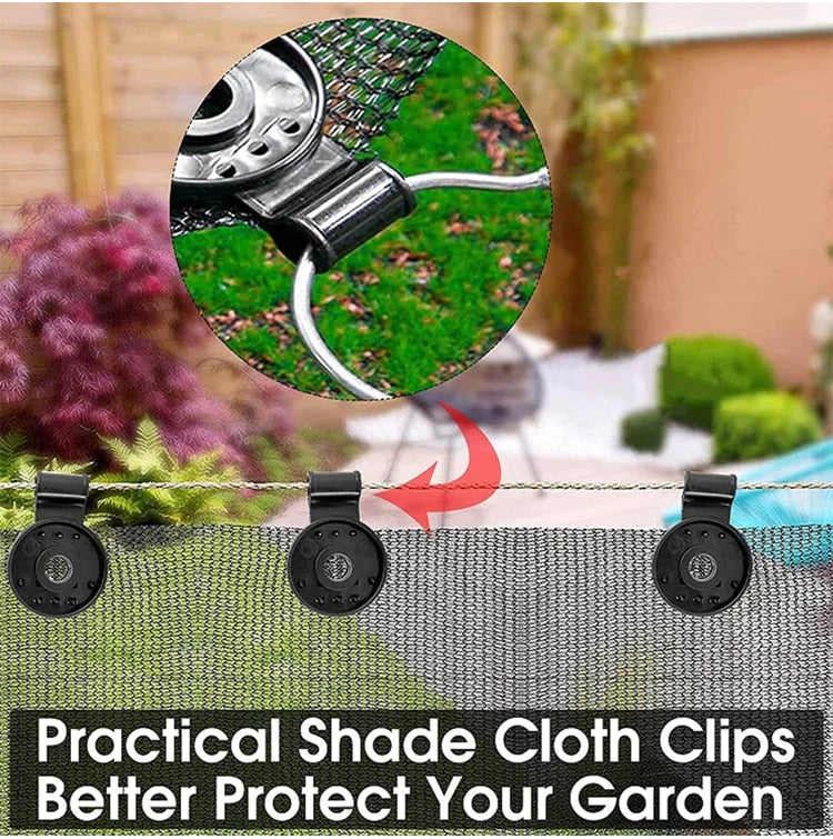 Shade Net Clips Locking Grip UV-Resistant 20-Pack