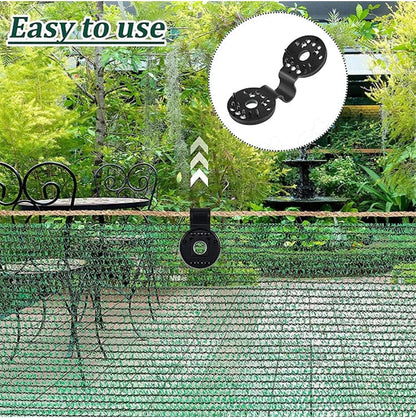 Shade Net Clips Locking Grip UV-Resistant 20-Pack