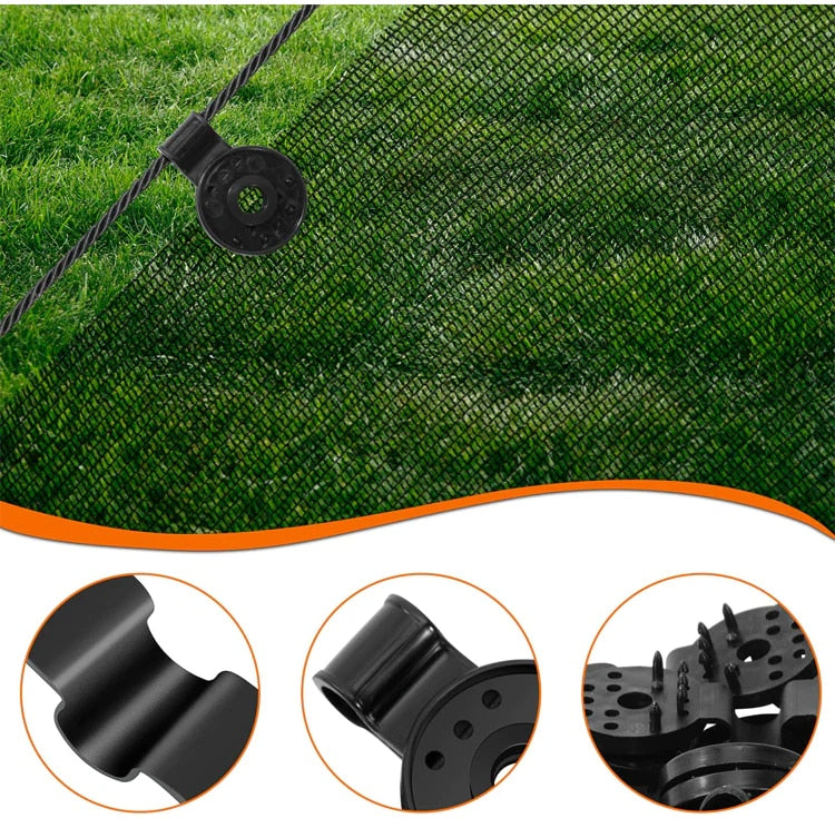 Shade Net Clips Locking Grip UV-Resistant 20-Pack