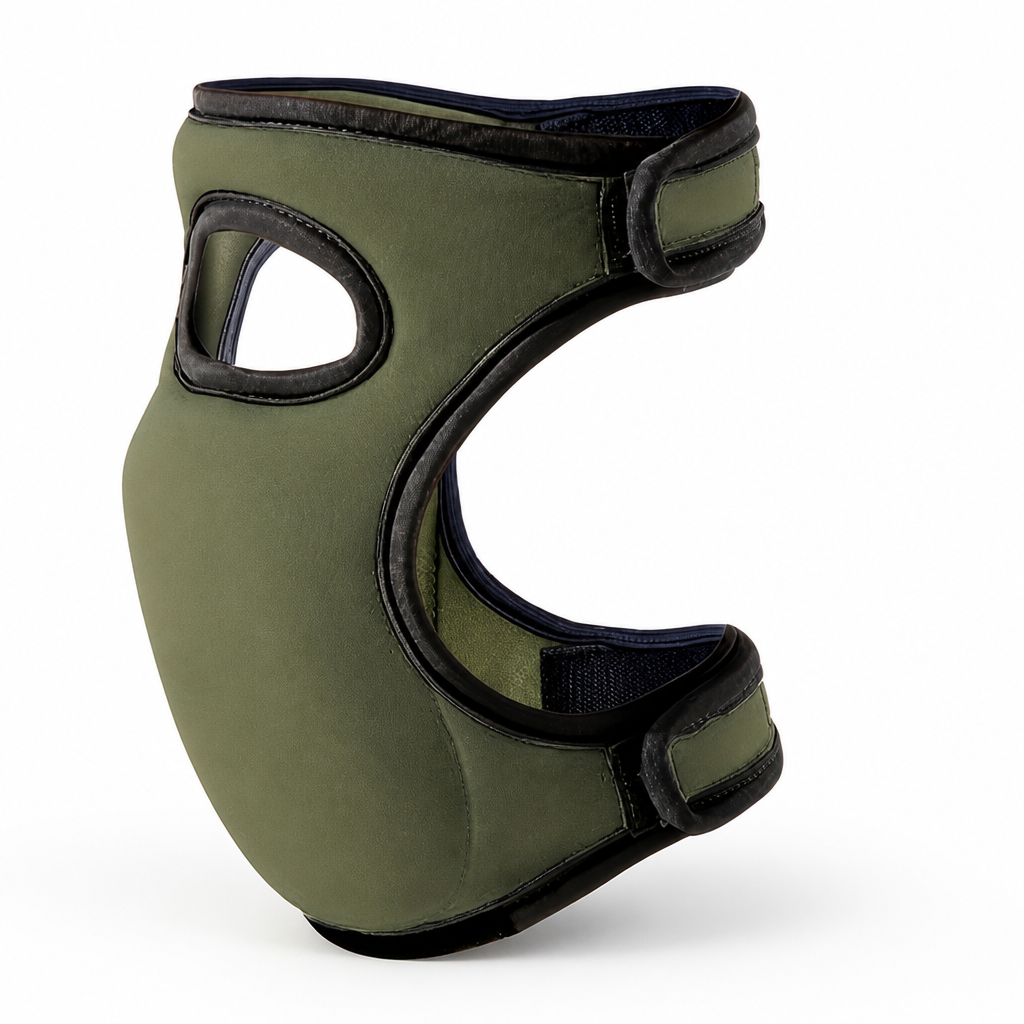 Shock-Absorbing Non-Slip Knee Pads with Adjustable Straps
