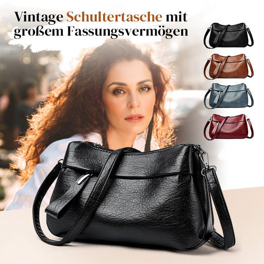 Shoulder Bag Convertible Faux Leather Long & Short Strap