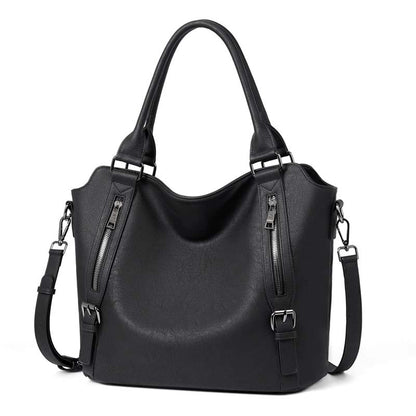 Shoulder Bag Convertible PU Leather Padded Laptop Compartment