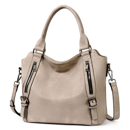 Shoulder Bag Convertible PU Leather Padded Laptop Compartment