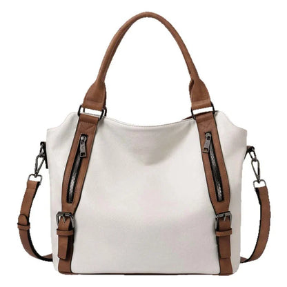 Shoulder Bag Convertible PU Leather Padded Laptop Compartment