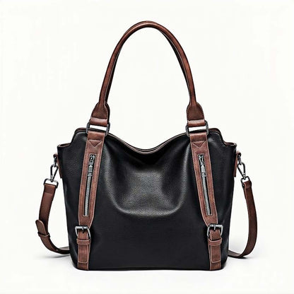 Shoulder Bag Convertible PU Leather Padded Laptop Compartment