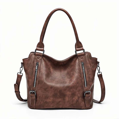 Shoulder Bag Convertible PU Leather Padded Laptop Compartment