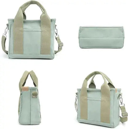 Shoulder Bag Multiple Inner Pockets Wide Soft Straps Machine Washable