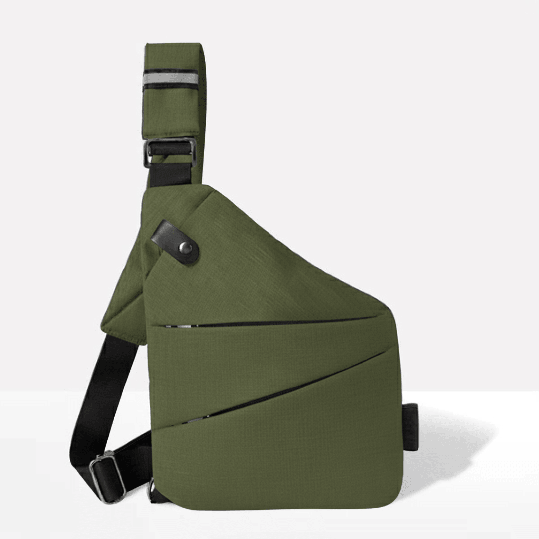Shoulder Bag RFID Blocking & Cut-Resistant Strap