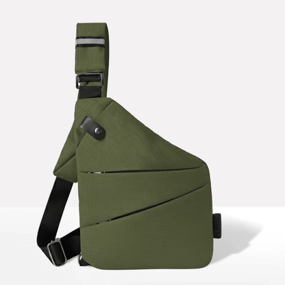 Shoulder Bag RFID Blocking & Cut-Resistant Strap