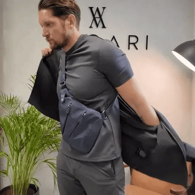 Shoulder Bag RFID Blocking & Cut-Resistant Strap