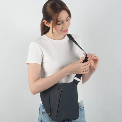 Shoulder Bag RFID Blocking & Cut-Resistant Strap